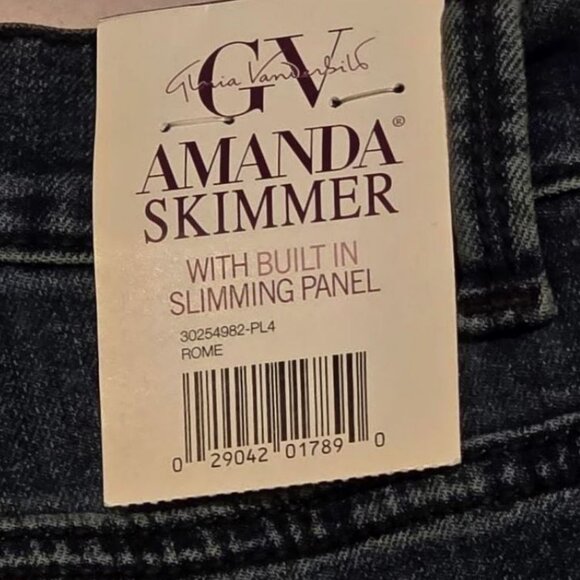 Plus Size Gloria Vanderbilt Amanda Skimmer Pants Color: Rome Size: 16 W - Picture 4 of 4